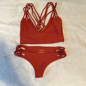 KAOHS M Longline Bikini in Rust